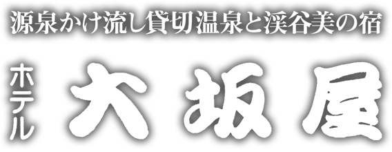 源泉かけ流し貸切温泉と渓谷美の宿 ホテル大坂屋